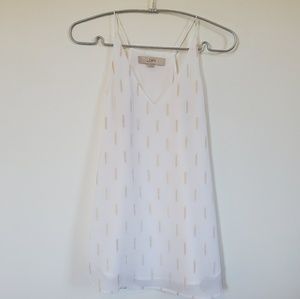 LOFT Strappy Cami w. Gold Detail